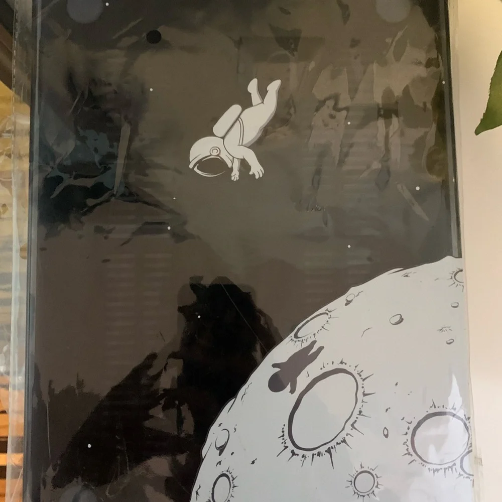 MacBook Pro 14 Inch 2023 2021 Black and White Astronaut Case